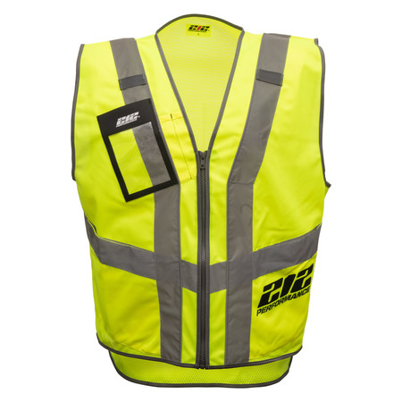212 Performance Multi-Purpose Hi-Viz Safety Vest with Windowed Badge Pocket, Large VSTPERF-8810